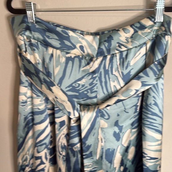 House of Harlow 1960 Tie Waist Wide Leg Satin Pants Size XL - Picture 4 of 6